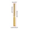 Guojiang 1/4 Shank Straight Brazed Diamond Profile Wheel Router Bit