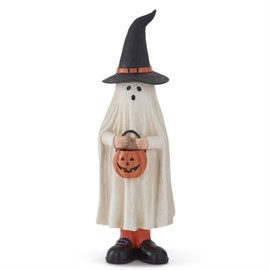 K & K Interiors Ghost in Witch Hat 13.25" 42425A