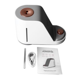 Aroma Humidifier Quiet Large Mist Volume Desktop Aromatherapy Humidifier with Phone Wireless Charging for Hotel Home