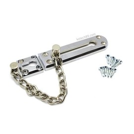 Chain Door Guard (Screws Included) - Front Door & Gate Security Lock Front Door Security Chain