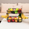 Lawhood-Mijin Fruit Basket Bowl 2 Tier with 2 Banana Hangers,