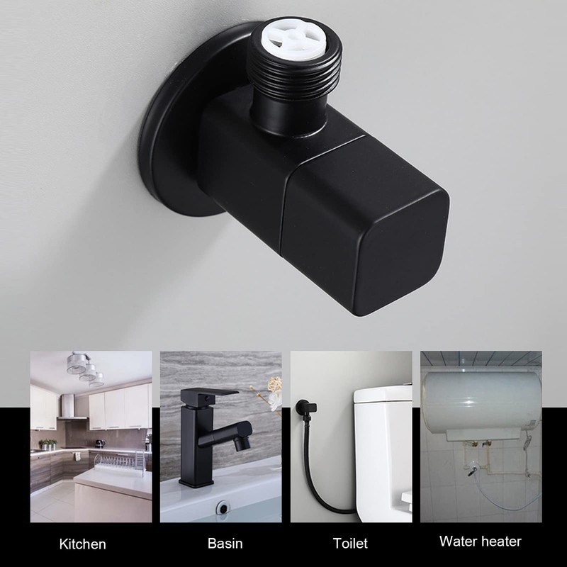 MUNEFE Angle Valve, Mixer Water Stop Valve, Faucets Shut Off