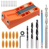 28-Piece Carpenter's Mitre Drill Bit Set, Precise Positioning, Easy to