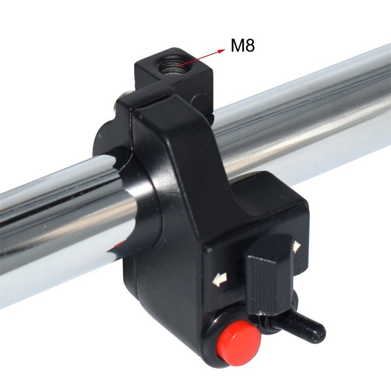 Aluminum Alloy Left Motorcycle 7/8" Handlebar Mount Horn Beam Winker
