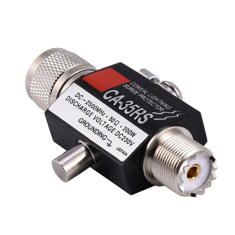 Coaxial Protector tv Antenna Arrestor Male to Female UHF Connector