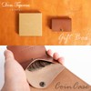 DomTeporna Small Wallet, Genuine Italian Leather, Compact Trifold, Mini Wallet,