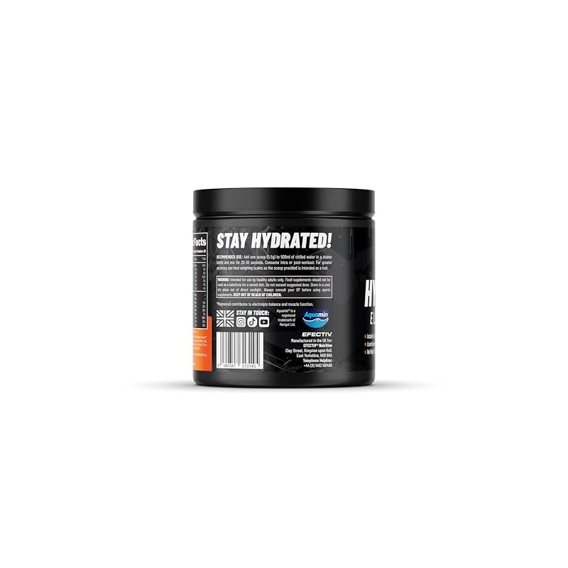Efectiv Hydration Electrolytes Powder - 330g, 60 Servings - Vegan