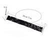 TseanYi Punk Black Sequin Choker Necklace Fish Scales Sequin Wide