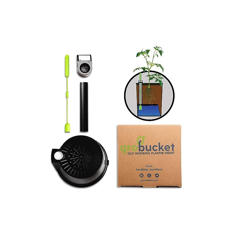 GroBucket Garden Kit (3PK) self-watering sub-irrigated Planter Insert. Turn Any