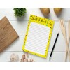 Inkdotpot Pack Of 2 Daily Planner List Undated Notepads, Memo