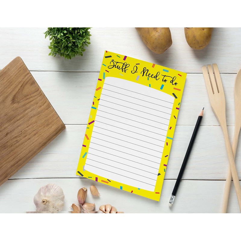 Inkdotpot Pack Of 2 Daily Planner List Undated Notepads, Memo