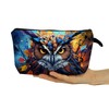 YULUENZE Owl Gift Owls Makeup Bag Cute Small Organizer Bag
