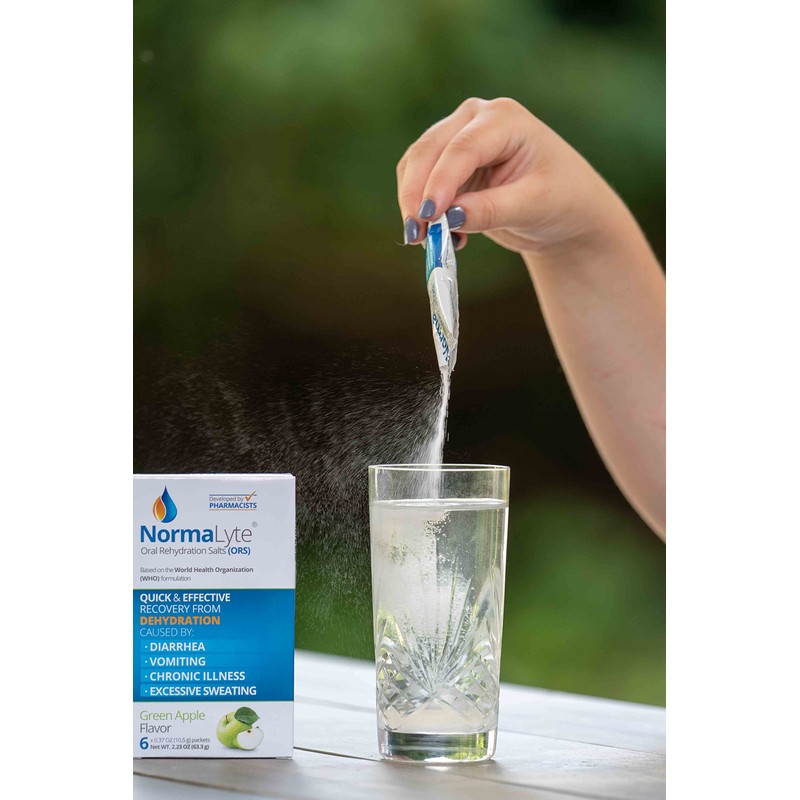 NormaLyte Apple - FSA Eligible Electrolyte Powder Packets | Clinically