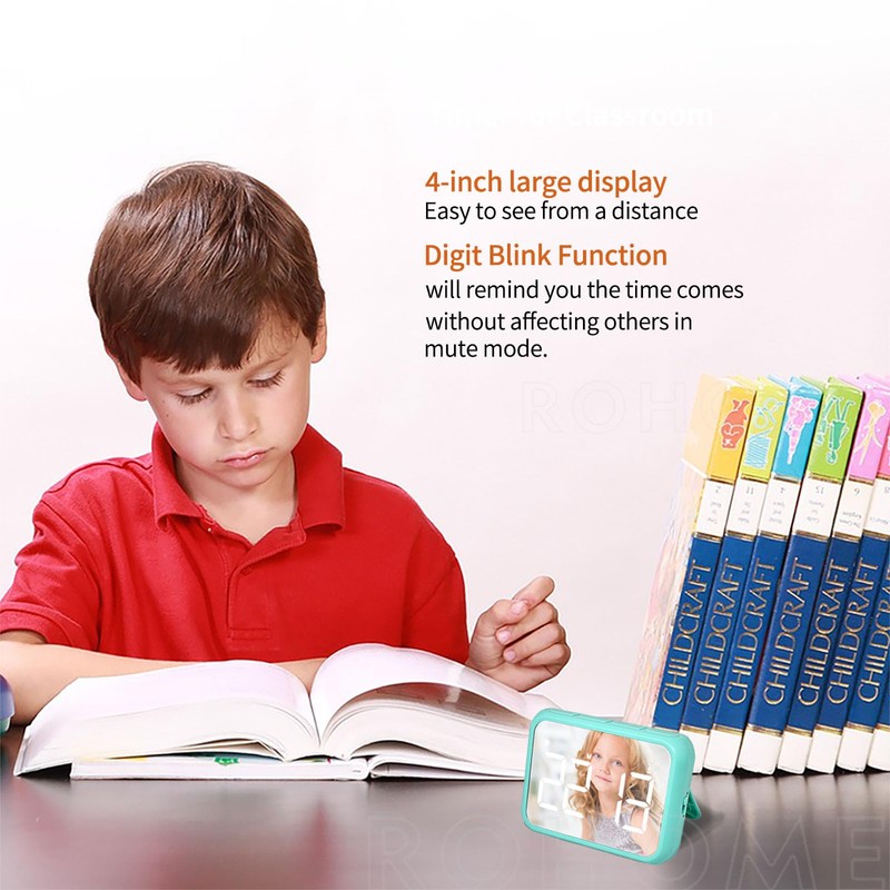 Digital Timer, Large Led 99 Minutes Visual Timer, Countdown Timer