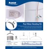 ILSCO PWBC-4-KIT Pool Bonding Kit, Stainless Steel