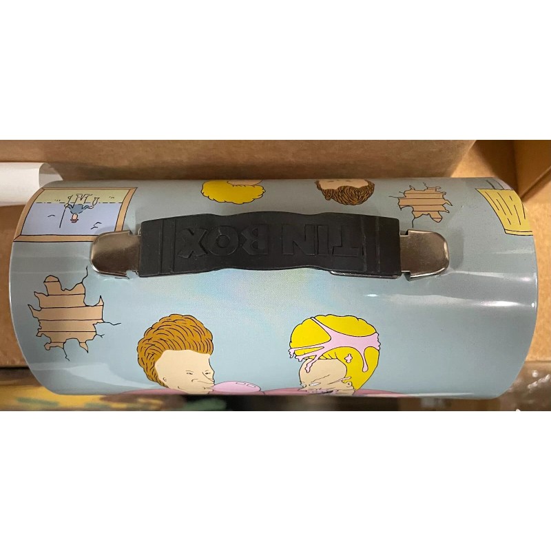 NEW BEAVIS AND BUTT HEAD METAL LUNCH BOX NEW UNUSED