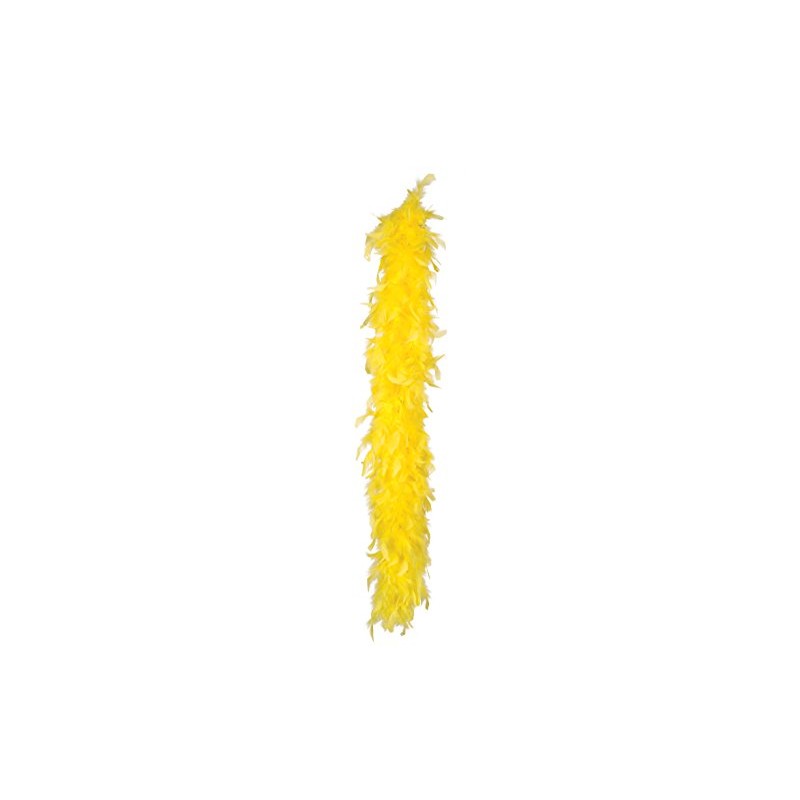 Boland 52701 Feather Boa Approx. 180 cm Yellow