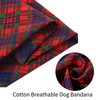 ARING PET Christmas Dog Bandana Cute Plaid Dog Bandanas, Cotton