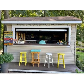 Vintage Welcome to Our Backyard Sign - 8x12 Inches Decorative Sign for Outdoor Use, Perfect for Home, Garden, Patio, Porch, and Pool Area Decor