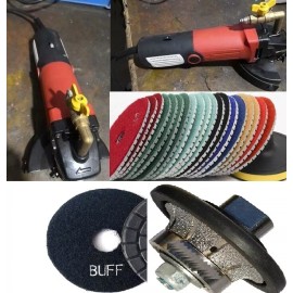 Roxx Tools 1" Bullnose Granite Counter top table top Wet Polisher Grinder Stone Tile saw