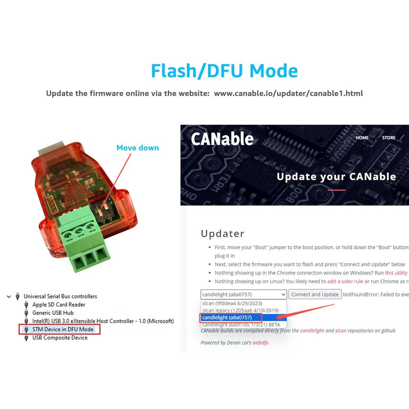 DSD TECH USB to CAN Bus Adapter Based on Open