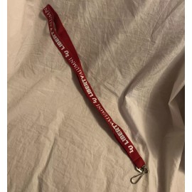 LIBERTY UNIVERSITY FLAMES Alumni Lanyard Red White Lynchburg VA College Necklace