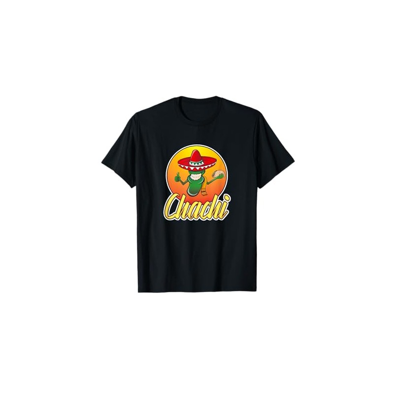 Chachi Cool Taco Chili Cartoon Character T-Shirt