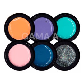 Lé Mussa Gel Painting Para Uñas X 6 Piezas Marca Mussa  Manicure Dam