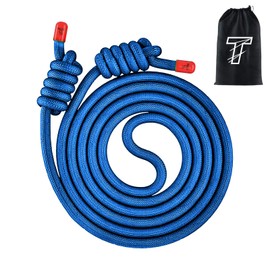 Flow Rope Exercise Jump Rope For Fitness, Working Out, Flow with 9 Ft Adjustable Double Woven Workout Rope For Men, Women, Beginners' Training – Indoor & Outdoor Cardio