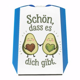 Avocado Heart Cores Parking Disc Schön DASS es Dich gibt Funny Saying for Drivers - Perfect Accessory for Parking
