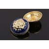 10PCS Clothes Buttons - Fashion Sewing Button Round Shaped Metal