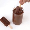 Silikomart Mini Wooden 100 Sticks for Ice-Cream Bars, Brown Wood