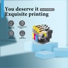 LC20E Super High Yield Ink Cartridges(5-Pack, 2BK/1C/1M/1Y)-Lvan Compatible LC20E Ink
