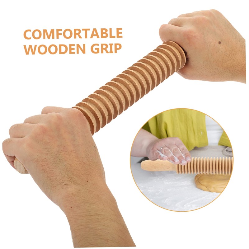 Pasta Rolling Pin Pizza Rolling Pin Wood Dough Roller Pastry