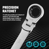 DURATECH 9-Piece Flex-Head Ratcheting Wrench Set, Combination Wrench Sets, 72