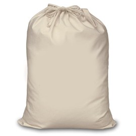 Mayatra's Organic Cotton Laundry Bag For Clothes - Travel Organizer - Eco-friendly 100% Pure Cotton Drawstring Bag - Large Size - Hanging Laundry Bag Foldable and Washable (Pack Of 1)