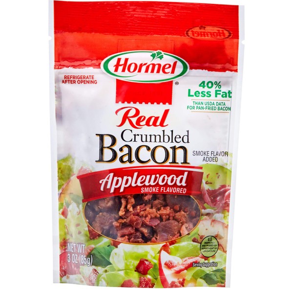 HORMEL Bacon Toppings Applewood Crumbled Bacon, 3 Ounce