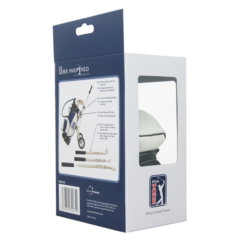 PGA Tour Gadget Desktop Golf Bag and Pen Gift Set