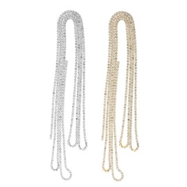 WOONEKY Create Stunning Nail Art Nail Art Rhinestones Chain for Home Cell Phone Decor