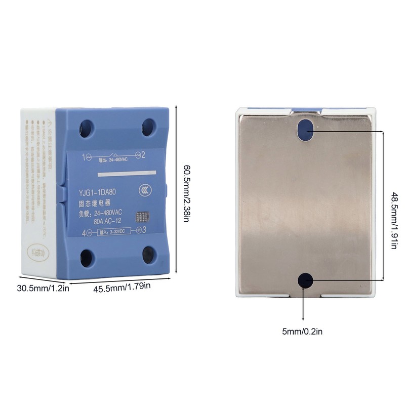 Single Phase Solid State Relay DC to AC SSR Non