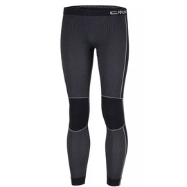 CMP - Pantaloni Lunghi Senza Cuciture per Bambini, Nero, 10/12