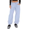 DISCIPBUSH Cargo Pants Women Baggy - Parachute Pants for Women,