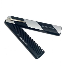 Chilsung Foldable Gentlemen's Comb (007-5) Portable Hair Comb Hair Brush 4ea