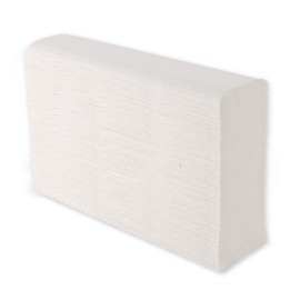 Pack of 2000 Paper Towels Compact, 2-Ply Cellulose, Interfold, White, L: 20 cm, W: 25 cm, Paper Hand Towels, Disposable Hand Towels, Hand Paper, Recycled Paper