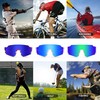 3 Pack Polarized Sports Sunglasses for Men Women Youth Baseball