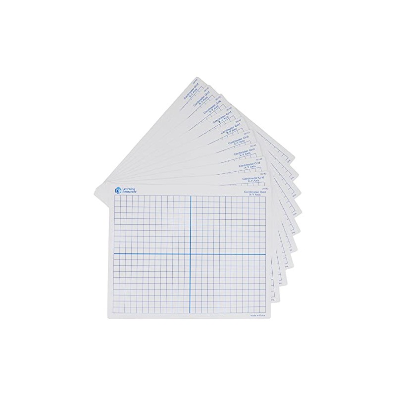 Learning Resources 9"x 11" Double Sided X-Y Axis Dry Erase
