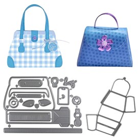 Sellos y troqueles para hacer tarjetas, manualidades de metal, corte de manualidades, álbumes de recortes, estampado (bolsa de hombro)