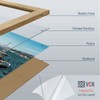 VCK 16x24 Natural Wood Frame for Poster & Picture, Solid