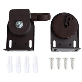 Roller Shade Bracket Coolaroo Replacement Parts for Indoor/Outdoor Sunshade and Roller Blinds Coolaroo Sun Shades Outdoor (Cordless Bracket, Brown)