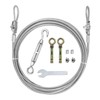 MHY 32Ft Heavy Clotheslines,Outdoors 304 Stainless Steel Clothes Line,Heavy Duty